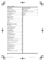 Предварительный просмотр 2 страницы Panasonic KX-TG283CSK Operating Instructions Manual