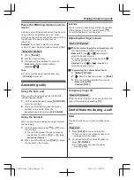 Предварительный просмотр 13 страницы Panasonic KX-TG283CSK Operating Instructions Manual