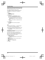 Предварительный просмотр 26 страницы Panasonic KX-TG283CSK Operating Instructions Manual