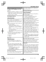 Предварительный просмотр 27 страницы Panasonic KX-TG283CSK Operating Instructions Manual