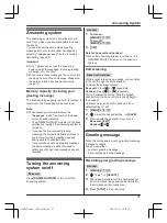 Предварительный просмотр 31 страницы Panasonic KX-TG283CSK Operating Instructions Manual