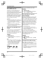 Предварительный просмотр 36 страницы Panasonic KX-TG283CSK Operating Instructions Manual