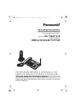 Panasonic KX-TG2871CN Operating Instructions Manual preview