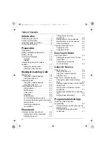 Preview for 2 page of Panasonic KX-TG2871CN Operating Instructions Manual