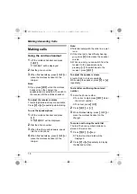 Preview for 18 page of Panasonic KX-TG2871CN Operating Instructions Manual