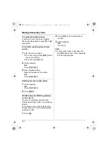 Preview for 20 page of Panasonic KX-TG2871CN Operating Instructions Manual