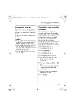 Preview for 43 page of Panasonic KX-TG2871CN Operating Instructions Manual