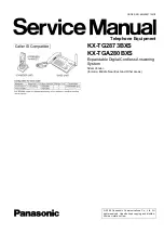 Panasonic KX-TG2873BXS Service Manual предпросмотр