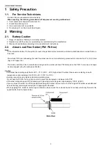 Предварительный просмотр 4 страницы Panasonic KX-TG2873BXS Service Manual