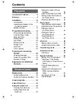 Preview for 4 page of Panasonic KX-TG2970B - GigaRange SecurityLink Plus Expandable Answering System Operating Instructions Manual