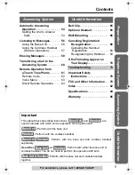 Preview for 5 page of Panasonic KX-TG2970B - GigaRange SecurityLink Plus Expandable Answering System Operating Instructions Manual