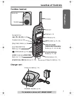 Preview for 7 page of Panasonic KX-TG2970B - GigaRange SecurityLink Plus Expandable Answering System Operating Instructions Manual