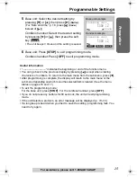 Preview for 15 page of Panasonic KX-TG2970B - GigaRange SecurityLink Plus Expandable Answering System Operating Instructions Manual