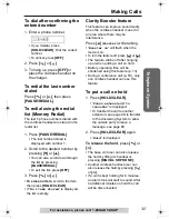 Preview for 31 page of Panasonic KX-TG2970B - GigaRange SecurityLink Plus Expandable Answering System Operating Instructions Manual