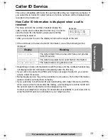 Preview for 33 page of Panasonic KX-TG2970B - GigaRange SecurityLink Plus Expandable Answering System Operating Instructions Manual