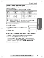 Preview for 41 page of Panasonic KX-TG2970B - GigaRange SecurityLink Plus Expandable Answering System Operating Instructions Manual