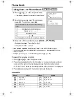 Preview for 42 page of Panasonic KX-TG2970B - GigaRange SecurityLink Plus Expandable Answering System Operating Instructions Manual