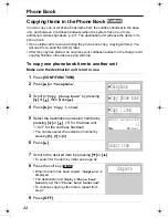 Preview for 44 page of Panasonic KX-TG2970B - GigaRange SecurityLink Plus Expandable Answering System Operating Instructions Manual