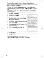 Preview for 62 page of Panasonic KX-TG2970B - GigaRange SecurityLink Plus Expandable Answering System Operating Instructions Manual