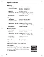 Preview for 84 page of Panasonic KX-TG2970B - GigaRange SecurityLink Plus Expandable Answering System Operating Instructions Manual