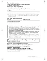 Preview for 88 page of Panasonic KX-TG2970B - GigaRange SecurityLink Plus Expandable Answering System Operating Instructions Manual