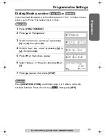 Предварительный просмотр 19 страницы Panasonic KX-TG2970B - GigaRange SecurityLink Plus Expandable Answering... Operating Instructions Manual