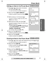 Предварительный просмотр 43 страницы Panasonic KX-TG2970B - GigaRange SecurityLink Plus Expandable Answering... Operating Instructions Manual