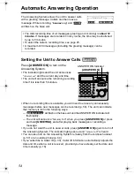 Предварительный просмотр 54 страницы Panasonic KX-TG2970B - GigaRange SecurityLink Plus Expandable Answering... Operating Instructions Manual