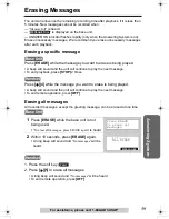 Предварительный просмотр 59 страницы Panasonic KX-TG2970B - GigaRange SecurityLink Plus Expandable Answering... Operating Instructions Manual