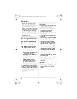 Preview for 8 page of Panasonic KX-TG3021C Operating Instructions Manual