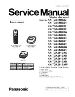 Panasonic KX-TG3411BXC Service Manual предпросмотр