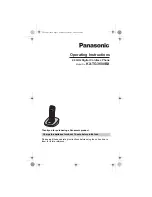 Preview for 1 page of Panasonic KX-TG3600BX Operating Instructions Manual