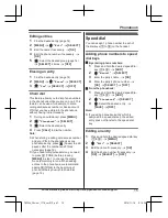 Preview for 15 page of Panasonic KX-TG3620 Operating Instructions Manual