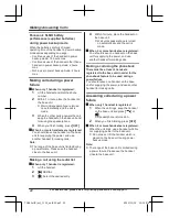 Preview for 22 page of Panasonic KX-TG3634 Operating Instructions Manual