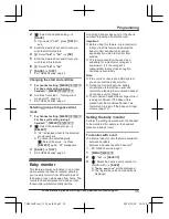 Preview for 35 page of Panasonic KX-TG3634 Operating Instructions Manual