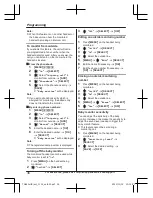 Preview for 36 page of Panasonic KX-TG3634 Operating Instructions Manual