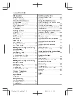 Preview for 2 page of Panasonic KX-TG365CSK Operating Instructions Manual