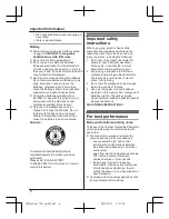 Preview for 8 page of Panasonic KX-TG365CSK Operating Instructions Manual