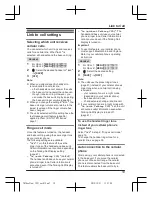 Preview for 19 page of Panasonic KX-TG365CSK Operating Instructions Manual