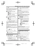 Preview for 23 page of Panasonic KX-TG365CSK Operating Instructions Manual