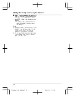 Preview for 28 page of Panasonic KX-TG365CSK Operating Instructions Manual