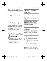 Preview for 31 page of Panasonic KX-TG365CSK Operating Instructions Manual