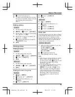 Preview for 35 page of Panasonic KX-TG365CSK Operating Instructions Manual