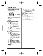 Preview for 54 page of Panasonic KX-TG365CSK Operating Instructions Manual