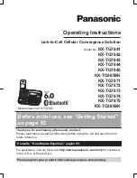 Preview for 1 page of Panasonic KX-TG365SK Operating Instructions Manual