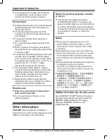 Preview for 8 page of Panasonic KX-TG365SK Operating Instructions Manual