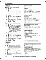 Preview for 46 page of Panasonic KX-TG365SK Operating Instructions Manual