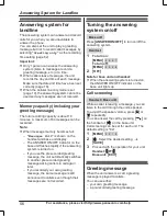 Preview for 56 page of Panasonic KX-TG365SK Operating Instructions Manual