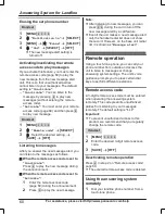 Preview for 60 page of Panasonic KX-TG365SK Operating Instructions Manual