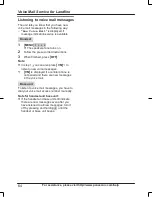 Preview for 64 page of Panasonic KX-TG365SK Operating Instructions Manual